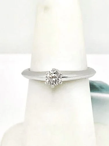 Tiffany & Co. Tiffany Setting .20 TCW Diamond Knife Edge